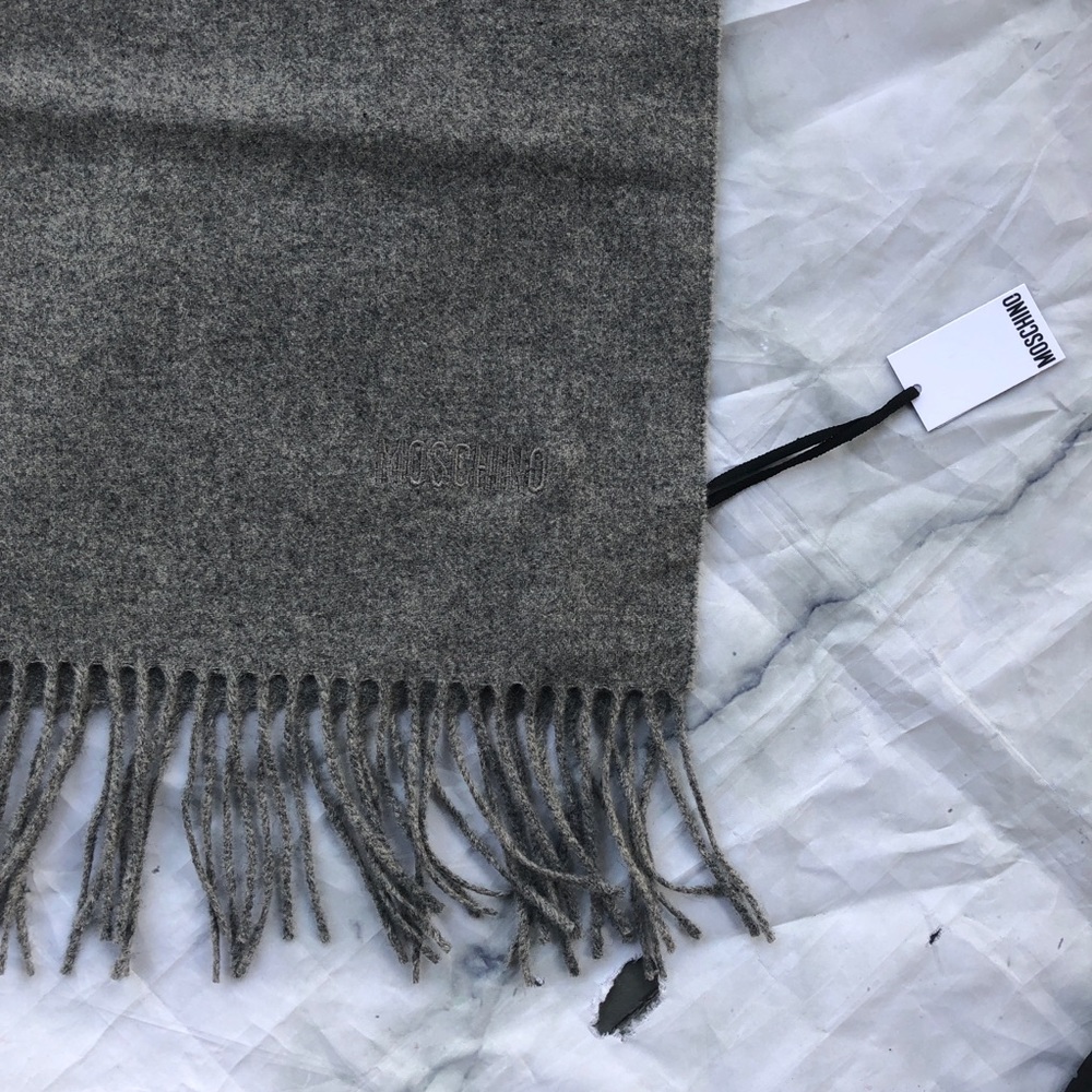 Moschino scarf merino wool